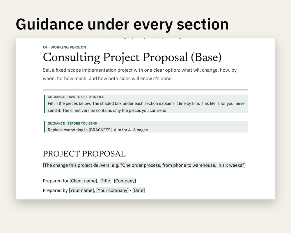 Preview 2 of Consulting Project Proposal (Base)